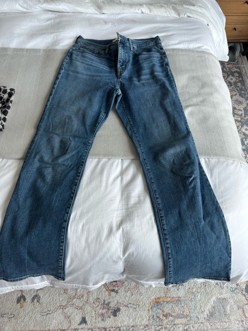 Madewell kick out full length Jeans